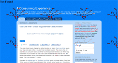 Desktop Screenshot of consumingexperience.com